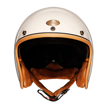 LumaGuard | Motorcycle Helmet with Lightweight ABS Shell | Retro Open Face Design for Stylish, Comfortable Riding 1
