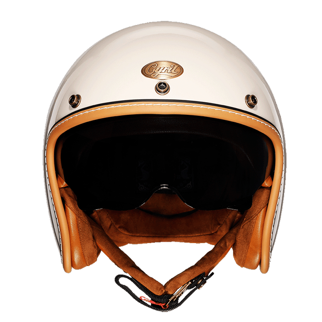 LumaGuard | Motorcycle Helmet with Lightweight ABS Shell | Retro Open Face Design for Stylish, Comfortable Riding 1