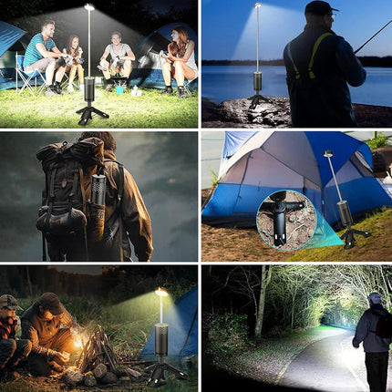 LumaPeak | Camping Lamp with 10,000 mAh Battery & Telescopic Design | Dimmable Light for Outdoor Adventures 4