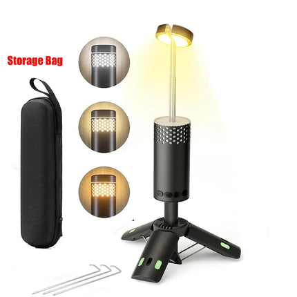 LumaPeak | Camping Lamp with 10,000 mAh Battery & Telescopic Design | Dimmable Light for Outdoor Adventures 6