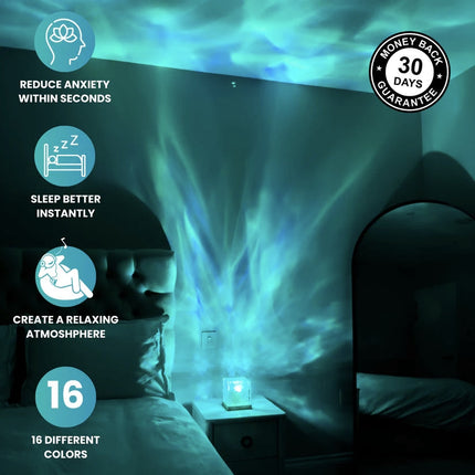 LumaZen | LED Relaxing Lamp with Soothing Wave Effect & Colors | Perfect for Sleep and Serenity 2