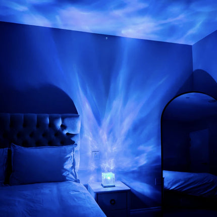 LumaZen | LED Relaxing Lamp with Soothing Wave Effect & Colors | Perfect for Sleep and Serenity 7