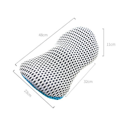 Lumbar Support Pillow | Orthopedic Memory Foam Cushion with Adjustable Strap | Back Support for Office Chair Comfort 1