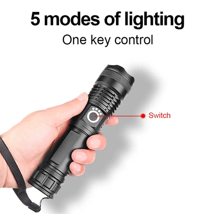 LumiBeam | Brightest Rechargeable Flashlight with Adjustable Zoom | Waterproof Design for Outdoor Adventures 7