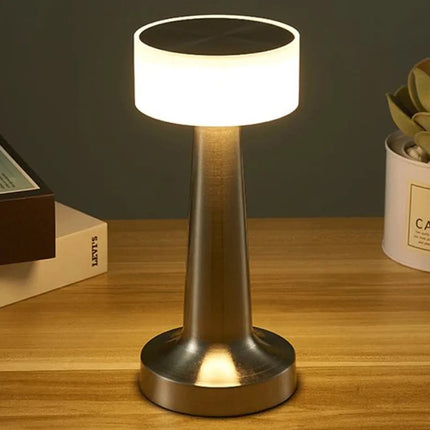 LumiCrest | Wireless Portable LED Table Lamp with Dimmable Settings | Elegant Accent for Any Space 0