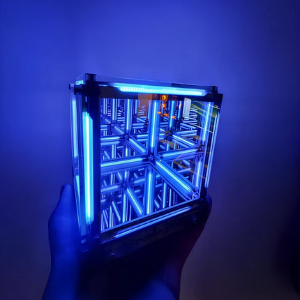InfinityCube™ LED Ambient Light with Infinite Reflection | Cordless & Rechargeable Decorative Lighting for Modern Interiors