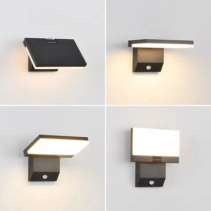 LumiFold | Outdoor Wall Light with Motion Sensor Option & Adjustable Head | IP65 Waterproof for Modern Homes 3