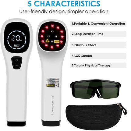 LumiNova | Handheld Laser Therapy Device for Pain Relief with Dual Wavelength Technology | Effective Treatment for Fast Recovery 3