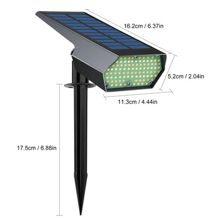 LumiYard | Solar Spot Lights Outdoor with Dual Color Temperature | Weatherproof Security Lighting for Gardens and Pathways 4