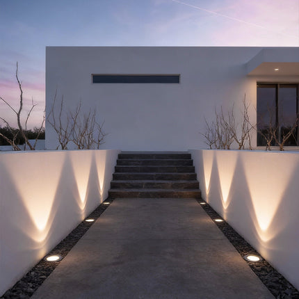 Luminara | Solar-Powered Recessed Garden Lights with Automatic Illumination | Durable Design for Outdoor Safety 3
