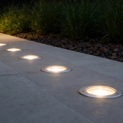 Luminara | Solar-Powered Recessed Garden Lights with Automatic Illumination | Durable Design for Outdoor Safety 4