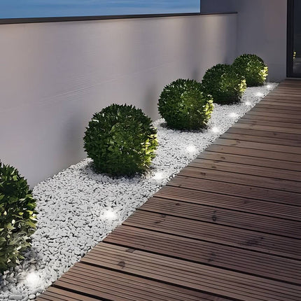 Luminara | Solar-Powered Recessed Garden Lights with Automatic Illumination | Durable Design for Outdoor Safety 6
