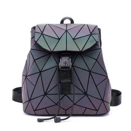 Luminous Geometric Travel Backpack with Color-Shifting Design | Stylish & Versatile for Daily Use 4