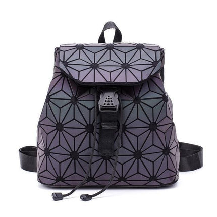 Luminous Geometric Travel Backpack with Color-Shifting Design | Stylish & Versatile for Daily Use 5