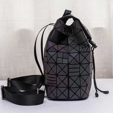 Luminous Geometric Travel Backpack with Color-Shifting Design | Stylish & Versatile for Daily Use 8