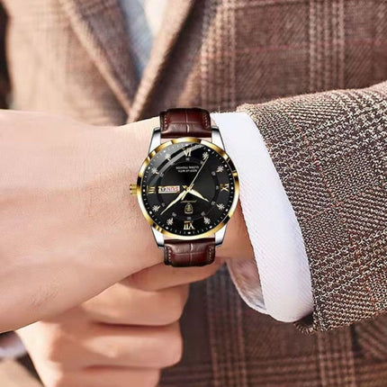Luminous Men's Waterproof Watch with Stainless Steel Design | Elegant Timepiece for Everyday Use 1