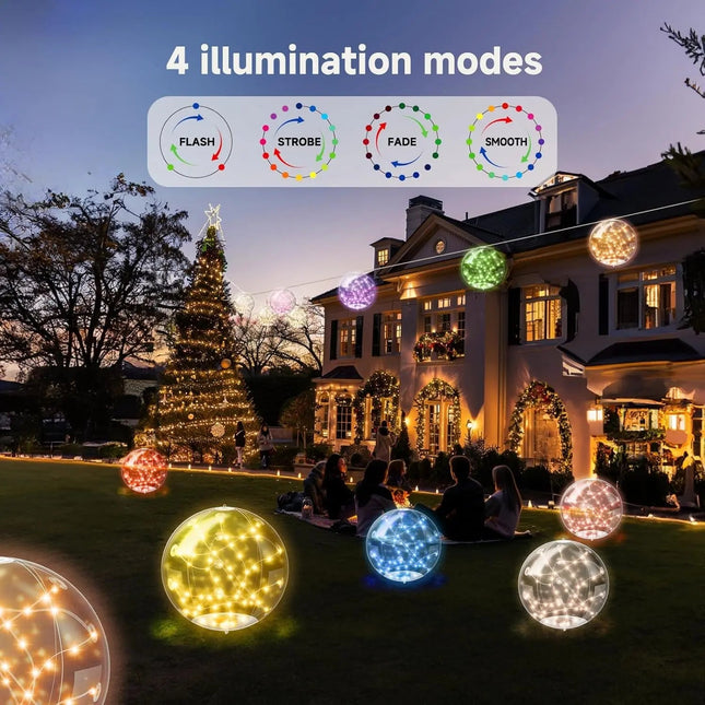 Luminous Oasis | Solar Floating Pool Lights with Waterproof Design & Color Changing Features for Enchanting Evenings 1