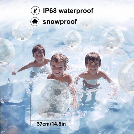 Luminous Oasis | Solar Floating Pool Lights with Waterproof Design & Color Changing Features for Enchanting Evenings 5