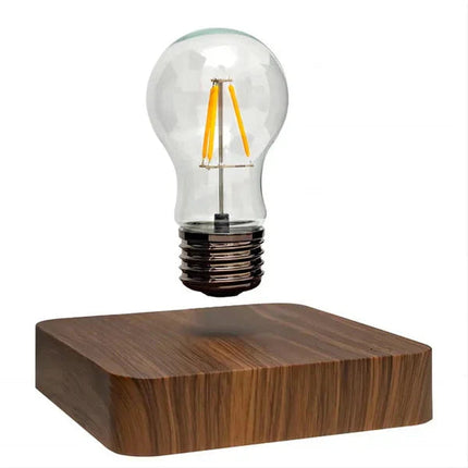 Luminous | Floating Light Bulb with Walnut Wood Base & Magnetic Levitation | Unique Home Decor for Enchanting Ambiance 2