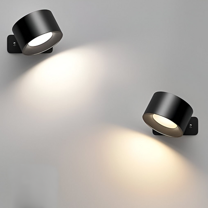 LumoFlex | Wireless Rechargeable Wall Lamp with 360° Rotation | Dimmable Lighting for Versatile Ambiance 1