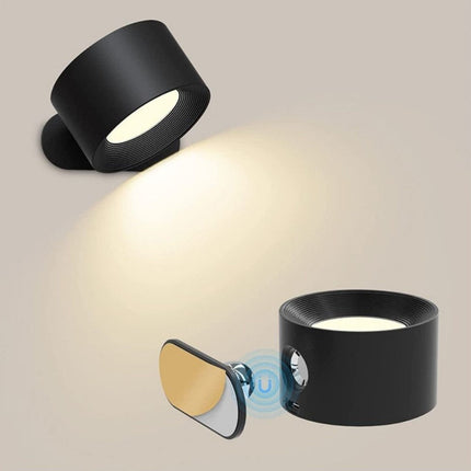 LumoFlex | Wireless Rechargeable Wall Lamp with 360° Rotation | Dimmable Lighting for Versatile Ambiance 4
