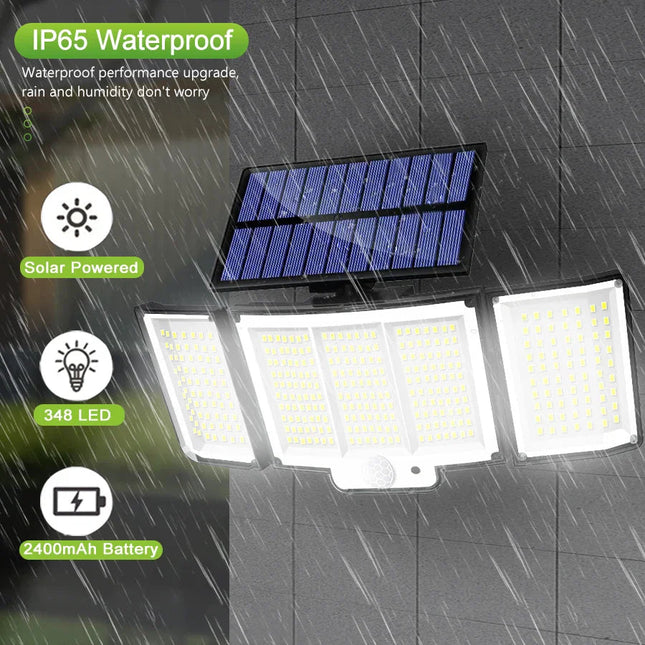 LumoGuard | Solar Powered Wall Lights Outdoor with Motion Sensor & 3 Modes | IP65 Waterproof for Enhanced Nighttime Safety 1
