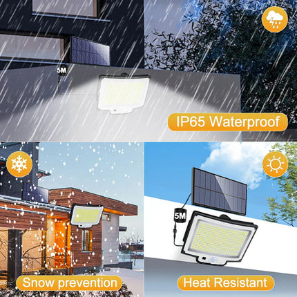 LumoGuard | Solar Powered Wall Lights Outdoor with Motion Sensor & 3 Modes | IP65 Waterproof for Enhanced Nighttime Safety 3