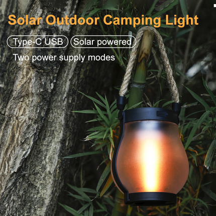 Lumosphere | Stylish Portable Outdoor Lamp with Hemp Rope Handle 5