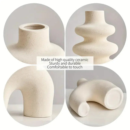 Flower Vases Set of 3, Ceramic Vases for Decor – image 4