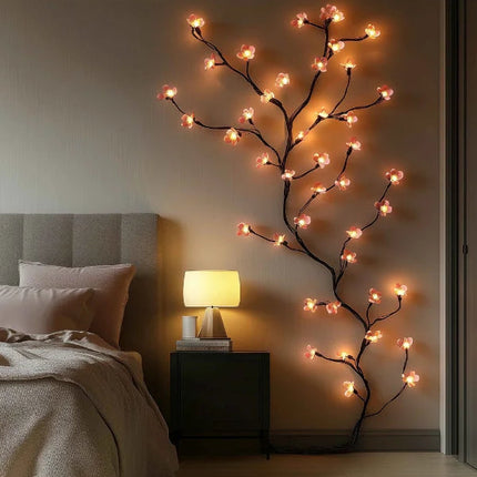Lunawisp | LED Floral Vine Light for Wall Decor with Soft Glow | Elegant Accent for Cozy Ambiance 1
