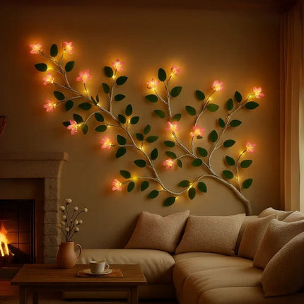 Lunawisp | LED Floral Vine Light for Wall Decor with Soft Glow | Elegant Accent for Cozy Ambiance 2