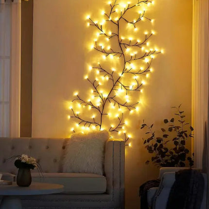 Lunawisp | LED Floral Vine Light for Wall Decor with Soft Glow | Elegant Accent for Cozy Ambiance 6