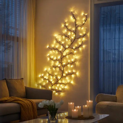 Lunawisp | LED Floral Vine Light for Wall Decor with Soft Glow | Elegant Accent for Cozy Ambiance 8