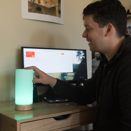 LuvLink Friendship Lamp | Long Distance Touch Lamp with Wireless Connection | Meaningful Moments for Loved Ones 5