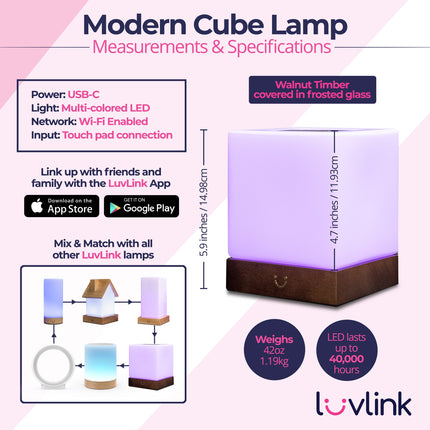 LuvLink | Friendship Lamp with Stylish Design & Instant Connection | Perfect Long Distance Gift 2