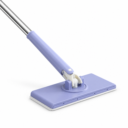 Floor Mops for Cleaning, Quick Drying Wet and Dry Mop with Automatic Clamping, Dust Mop for Hardwood and Tile Floors