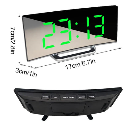 Digital Alarm Clock for Bedroom, Small Bedside Alarm Clock