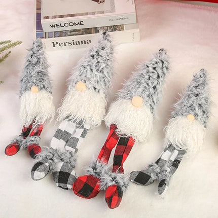 Christmas Plush Doll, Handmade Christmas Doll with Tall Hat