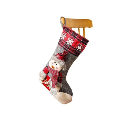 Christmas Stocking, Holiday Decor with Space for Gifts – image 5