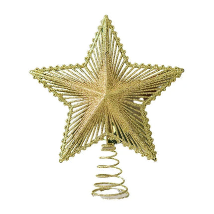 Christmas Tree Toppers, Sparkling Christmas Tree Star in Silver or Gold – image 5