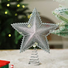 Christmas Tree Toppers, Christmas Star Tree Topper with Spiral Base – image 6