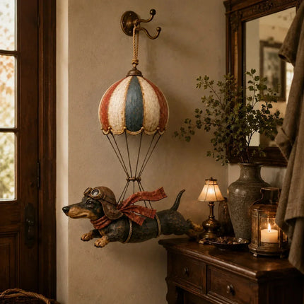 Christmas Wall Lamp with Santa Claus Balloon Design, Warm White Balloon Light, Christmas Wall Decorations, Outdoor Christmas