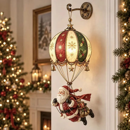 Christmas Wall Lamp with Santa Claus Balloon Design, Christmas Wall Decorations – image 5
