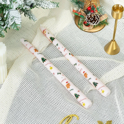 Candles for Candle Holders Set of 2, Decorative Candles for Christmas Decor