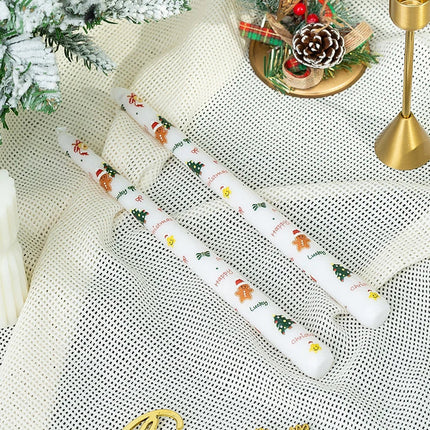 Candles for Candle Holders Set of 2, Christmas Candles for Christmas Table Decor