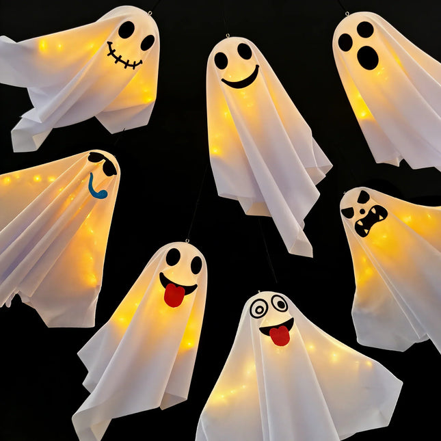 Halloween Decorations Indoor, Halloween Ghost with Built In LED, Halloween Party Decor for Outdoor_01