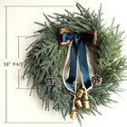 Christmas Wreath for Front Door, 18 Inch Christmas Decorations