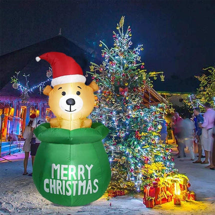 Inflatable Christmas Bear, Indoor and Outdoor Christmas Decorations – image 4