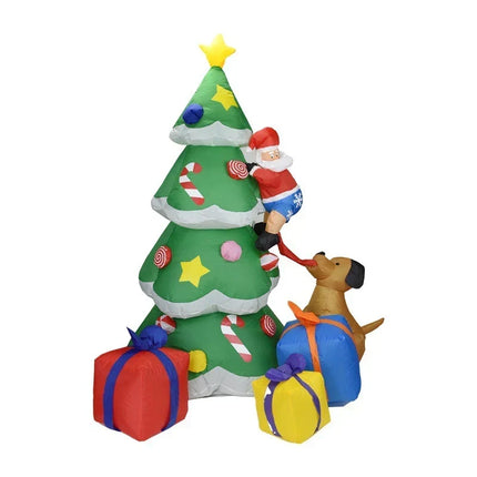 Inflatable Christmas Tree with Lights, Christmas Inflatables with Blower – image 4