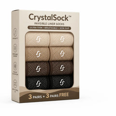 No Show Socks 6 Pairs, Invisible Liner Socks Ultra Thin, Breathable Non Slip Socks with Silicone Grip Dots